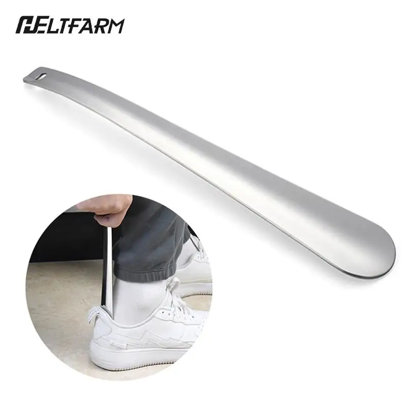 

Professional Metal Alloy Women Kids Seniors Shoe Horn Long Practical Professional Metal Silver Color Shoe Horn Lifter 30cm