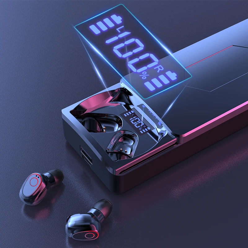 

10000mAh TWS Wireless Bluetooth 5.1 Earphones With Microphone Touch Control Headphones HIFI Mini In-ear Earbuds Sport Heasets