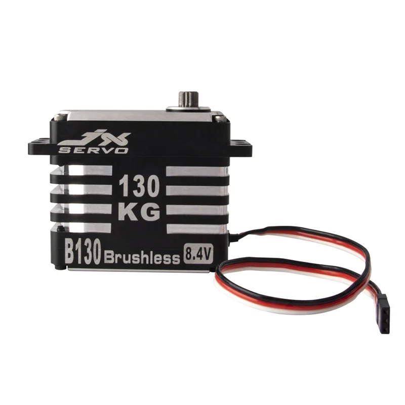 

JX Servo B130 130 кг Крутящий момент HV металлический редукторный Серводвигатель бесщеточный двигатель цельнометаллическая деталь для радиоуправляемой модели UAV робототехники промышленного применения