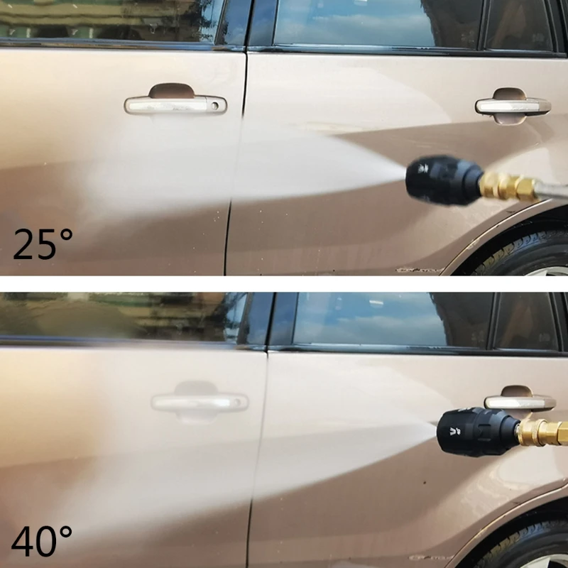 Вращающаяся многопоточная регулируемая насадка для очистки шайбы