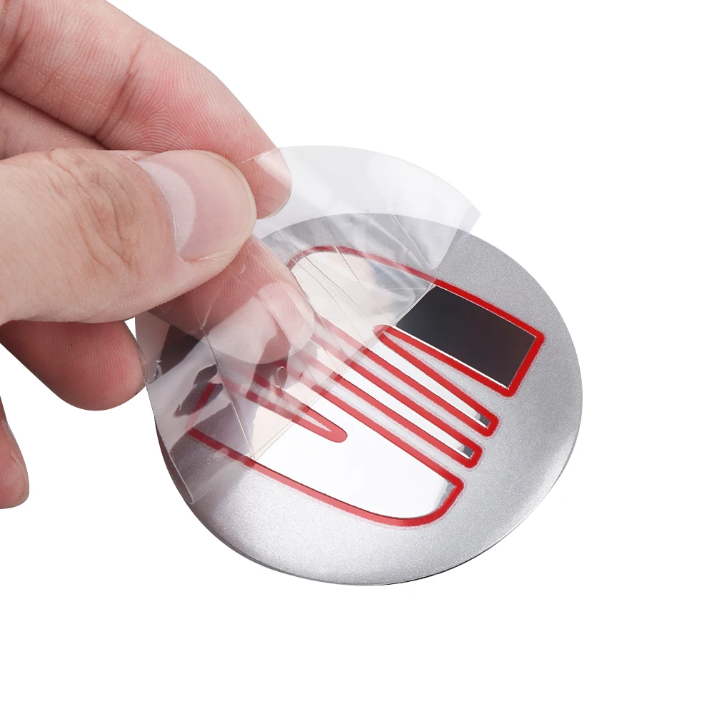 4 шт. 56 мм алюминиевые колпаки центральной ступицы колес автомобиля наклейка для