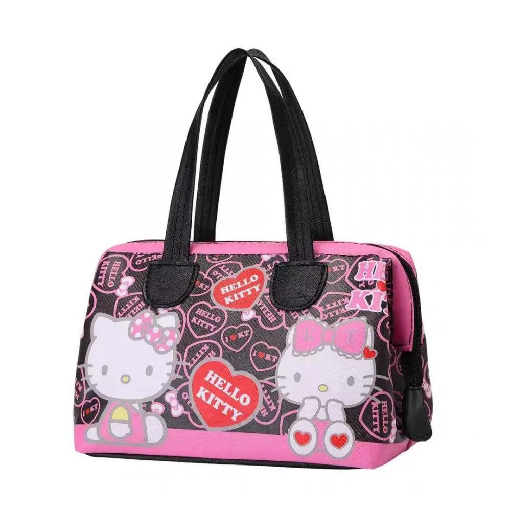 

Hello Kitty Bag PU Leather Handbag Melody Bento Wallet Cartoon Cute Eco Purse Messenger Bag Small Bags