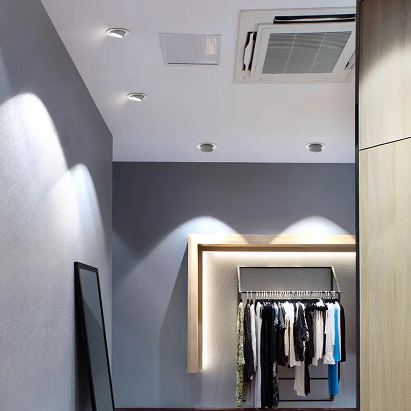 Светильник Потолочный встраиваемый 75/100/125/150 мм 7/20/30 Вт