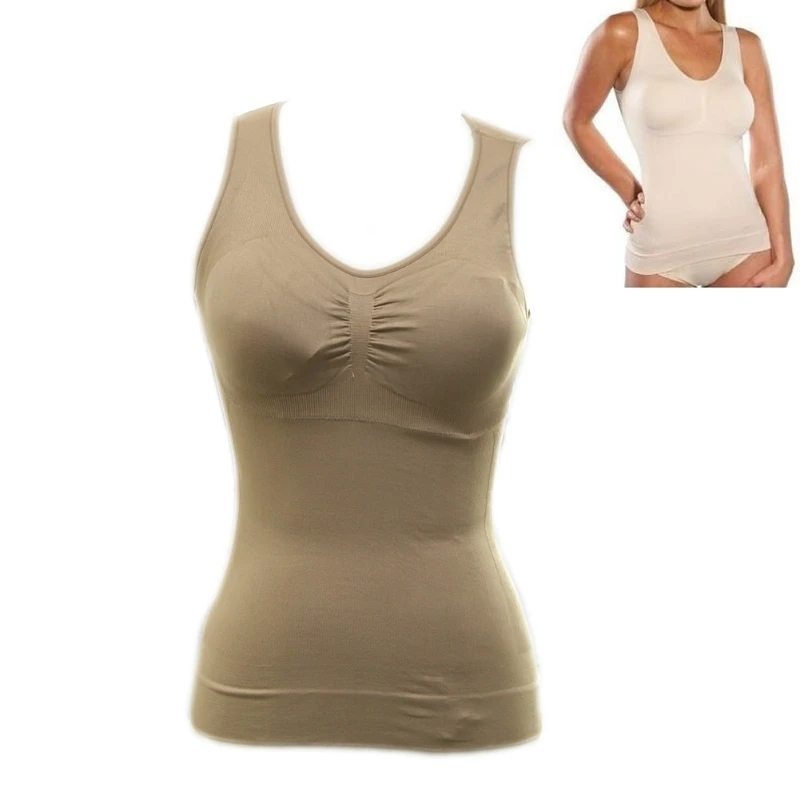 

Women Slim Body Tummy Shaper Slimming Camisole Singlet Shapewear