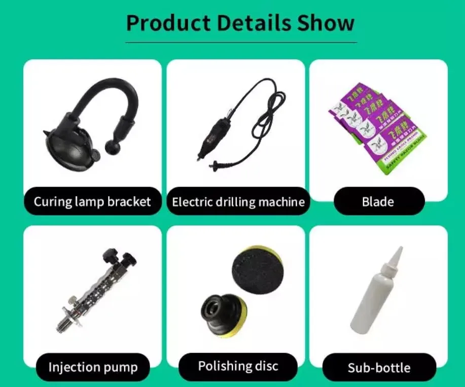 Набор инструментов для ремонта ветрового стекла от Allplace/Инструменты