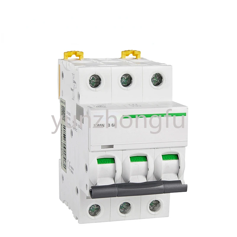 

Suitable for Schneider Small Circuit Breaker Acti 9 Series Ic65n Air Switch C/D/B Type Release Device 3P/4P