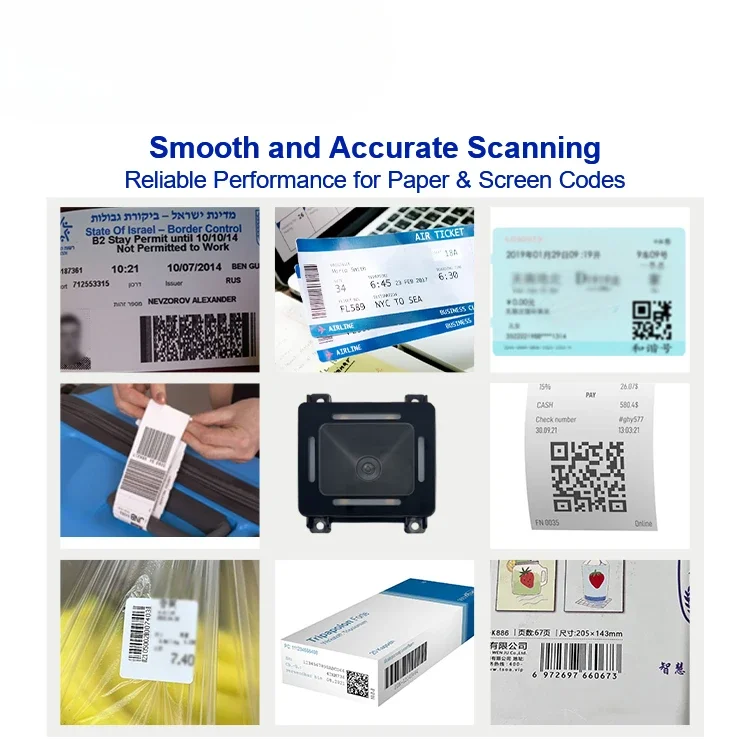 Для высокоскоростного встроенного считывателя штрих-кодов NFC 1D 2D модуль сканера