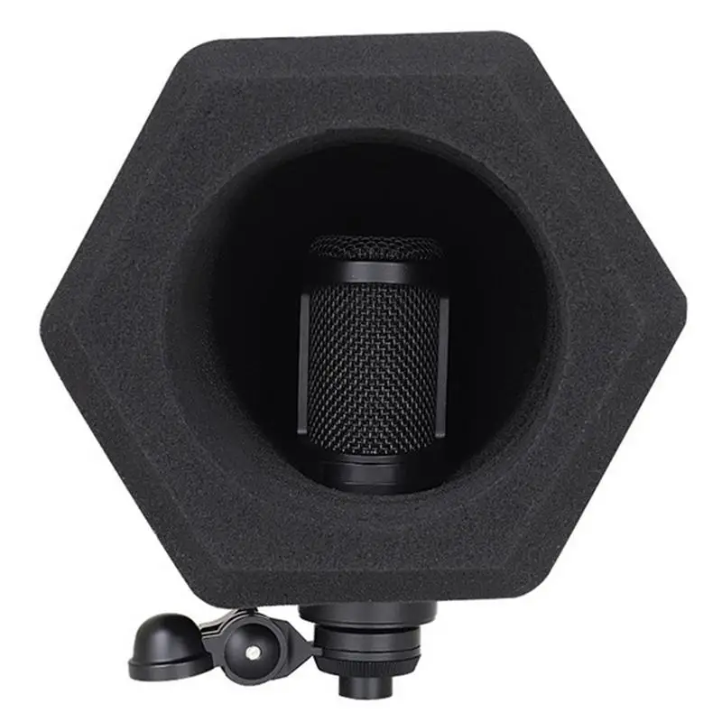 Mic Sound Shield Ball Professional Microphone Windscreen Portable Acoustic Filter For 1.96 Inch-2.95 Inch Recording Studios Mics