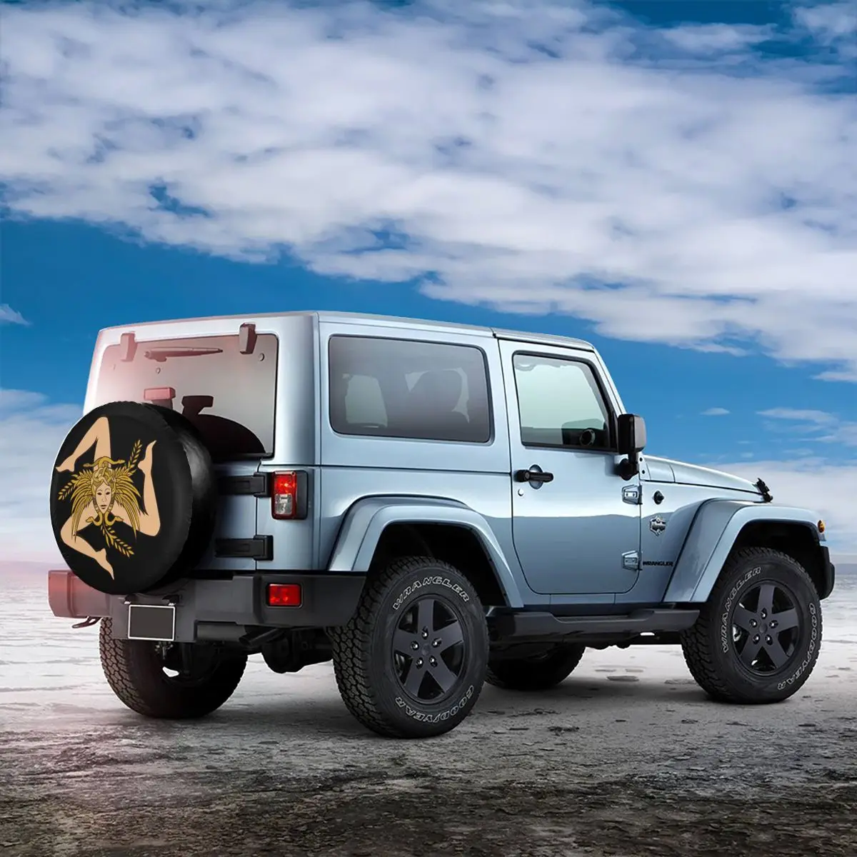 Чехол на колесо для Jeep Mitsubishi Pajero запасной Пыленепроницаемый с итальянским флагом