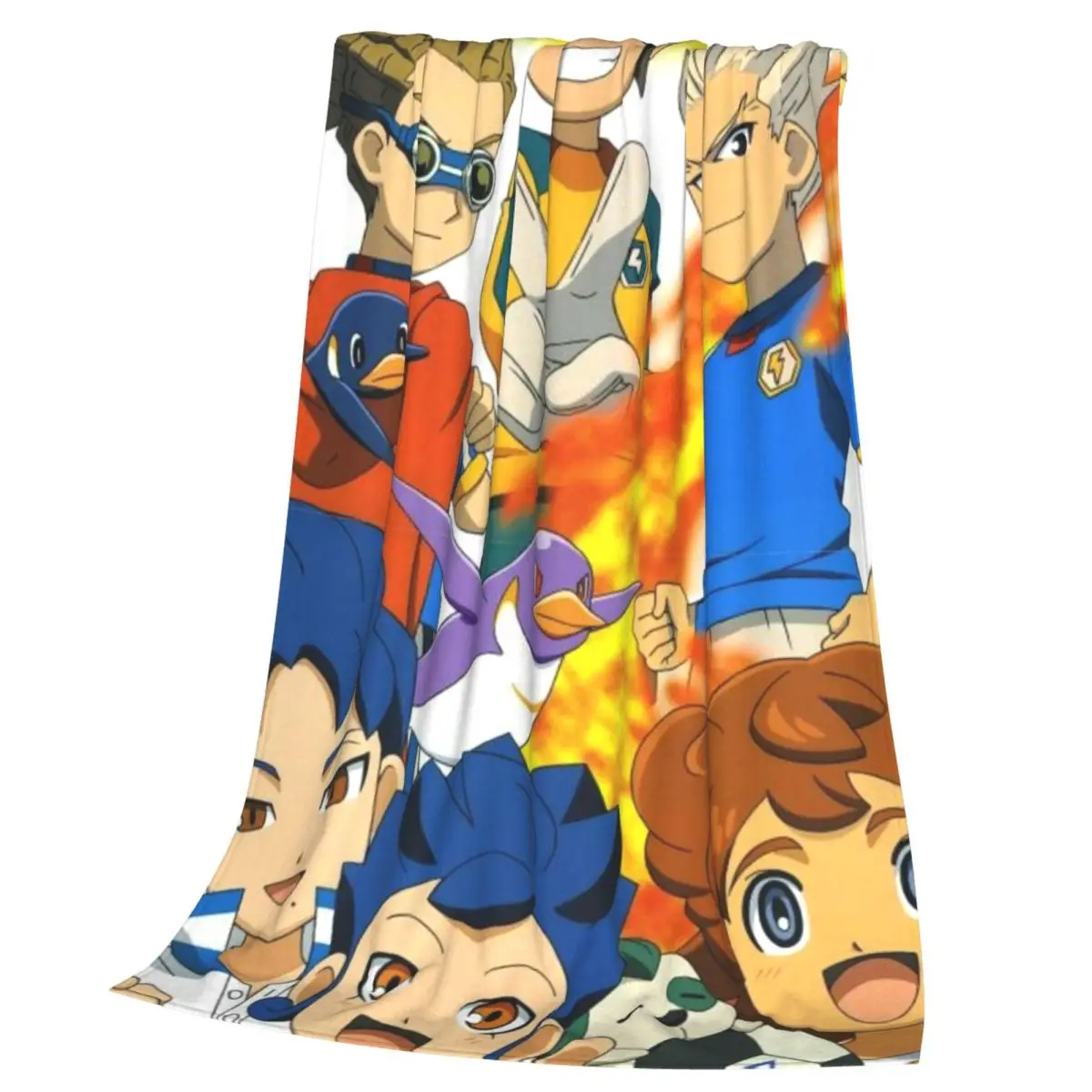 Горячие игровые одеяла Inazuma Eleven теплые фланцевые мягкое и удобное одеяло для