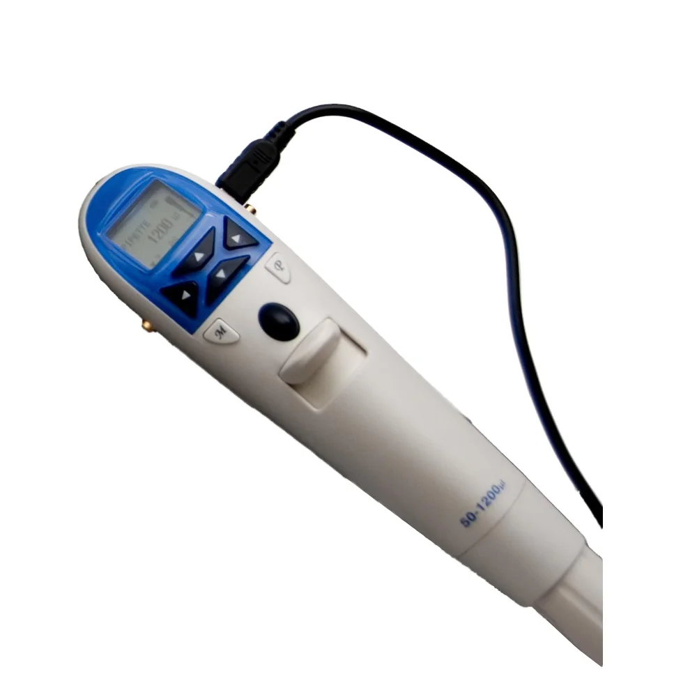 Электронная одиночная пипетка Drawell 200 мкл индивидуальная упаковка электронная