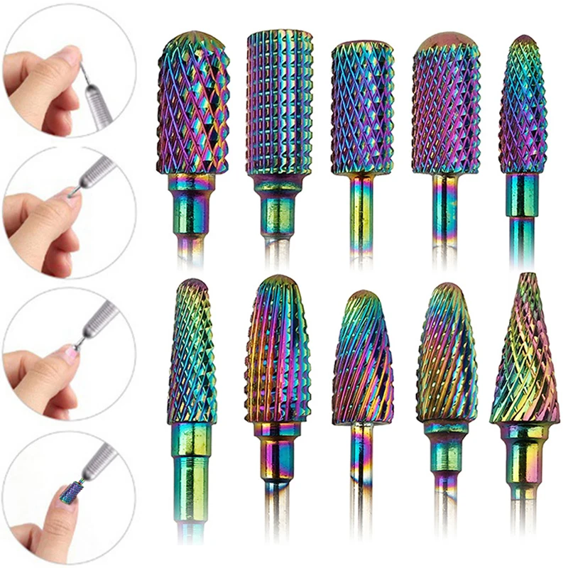 

High Quality Electric Nail Art Drill Tungsten Carbide Polishing Grinding Head For Manicure Milling Cutters Polishing Tools YZL9