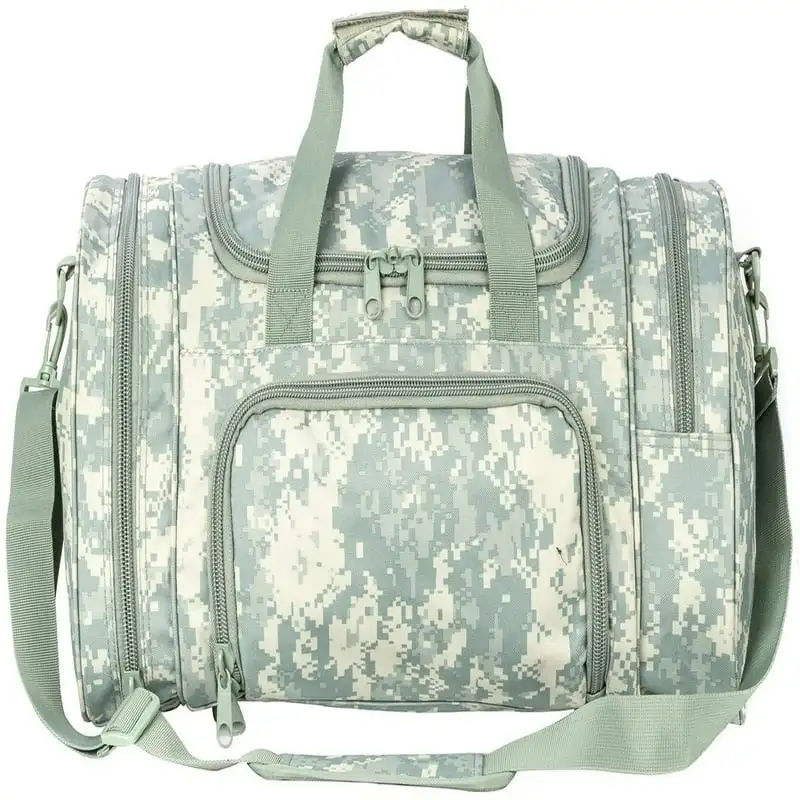 Stylish, Robust and Durable Mens Army Military Travel Gym Bag for Hiking, Trekking, Sports and Outdoor Activities.