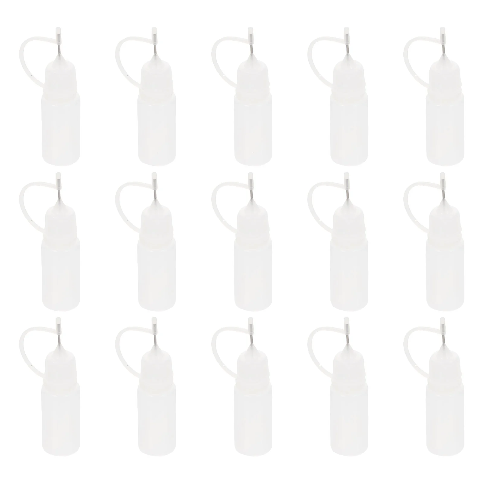 

15 шт., пластиковые бутылки-капельницы с металлическим наконечником