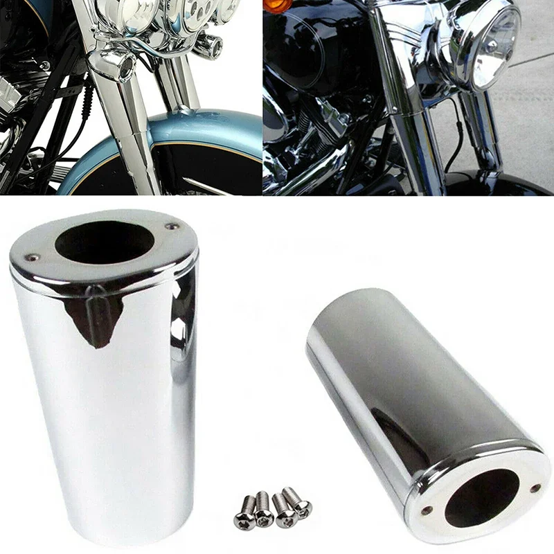 2 шт. накладки на ползунок вилки мотоцикла для Harley Davidson FLHR Road King Custom 2004-2007