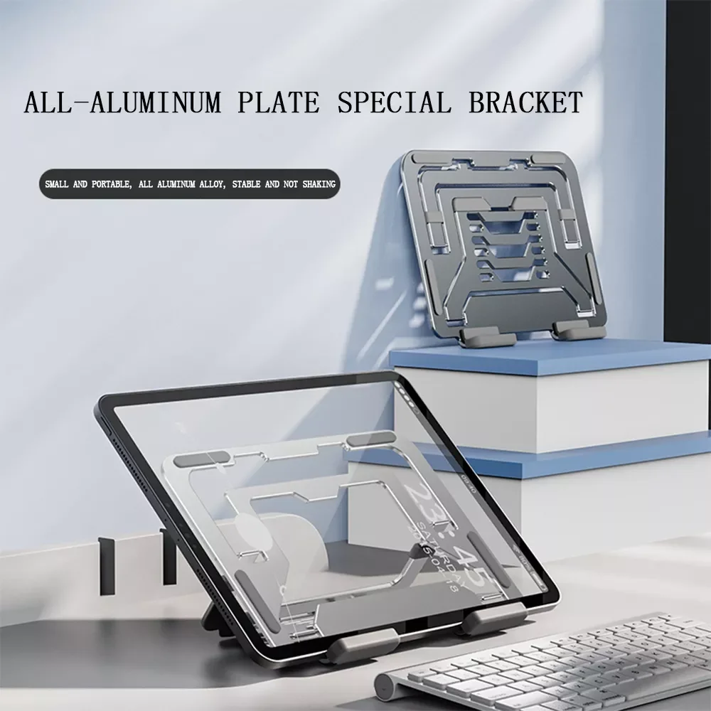 

Tablet Stand Adjustable Folding Holder For iPad Pro Air Mini 12.9 11 10.2 10.9 10.5 Xiaomi Mi Pad 4 Samsung Support Accessories