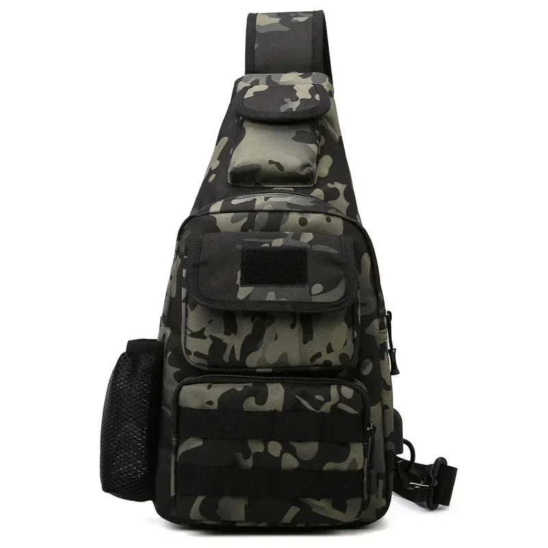 

Рюкзак для кемпинга с системой «Молле», военная сумка с USB, нагрудная сумка, тактические сумки-мессенджеры, наружная охотничья армейская Сумка-слинг