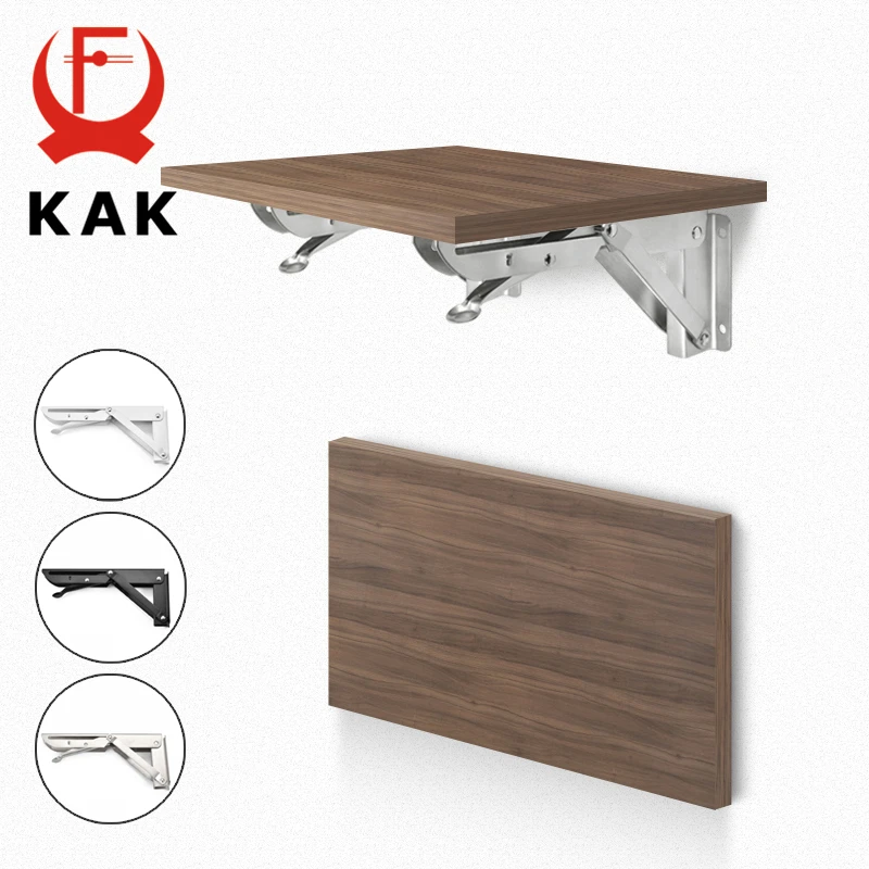 KAK-2 uds. Soporte plegable para estante de acero inoxidable, equipo con soporte para mesa de trabajo, RV, coche, ahorro de espacio