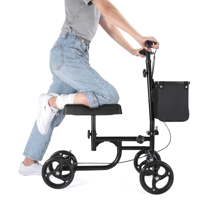 

YC9225T Knee Walker Knee Scooter Knee Cycle Leg Walker Crutch Alternative Height adjustment 94~91cm Load 120KG