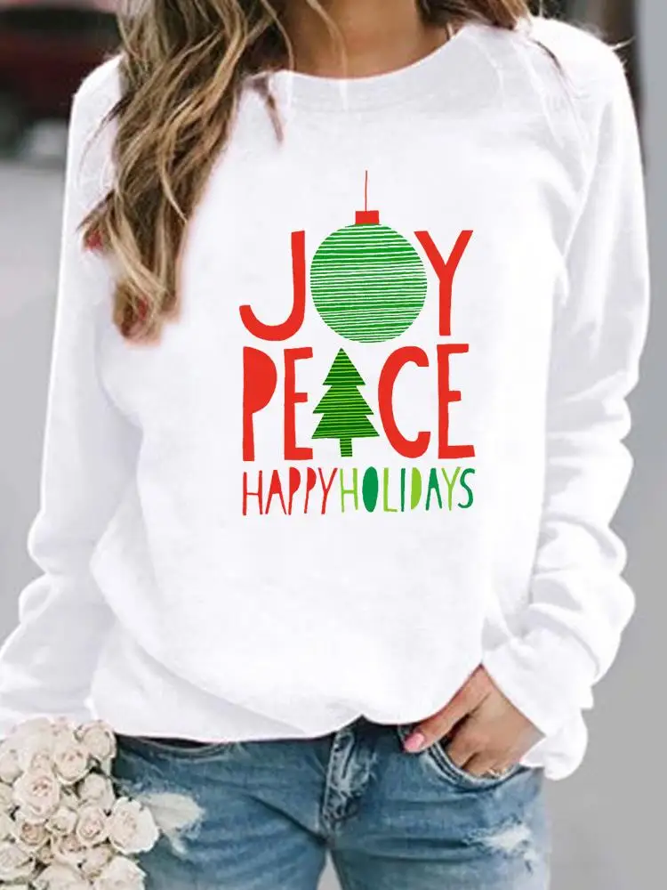 

Letter 90s Sweet Love Festival Pullovers Merry Christmas Women Fashion Casual Female Hoodies Print Woman Graphic Sweatshirts