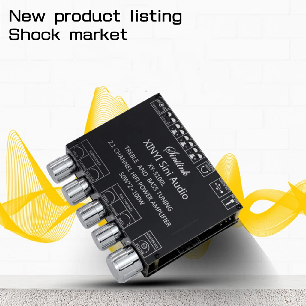 

Power Amplifier Board DC 5-26V Bluetooth-compatible Module AUX Input