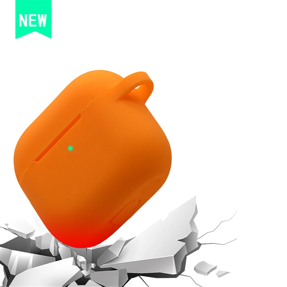 

2021 Coloful Silicone Tpu Wireless Bluetooth-compatible Earphone Case For Airpods Pro Protective Cover Skin For Airpods 3