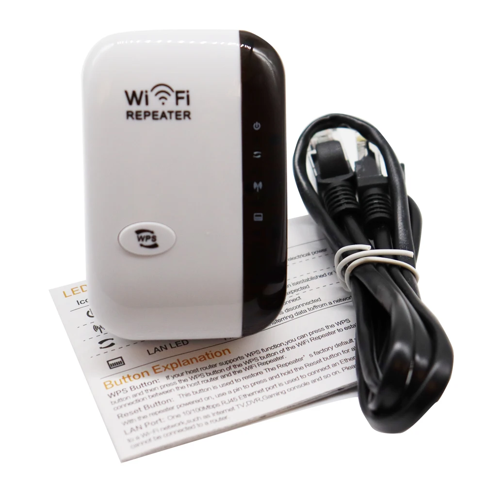300Mbps WiFi Repeater Extender Amplifier Booster Wi Fi Signal 802.11N Long Range Wireless Wi-Fi Access Point |