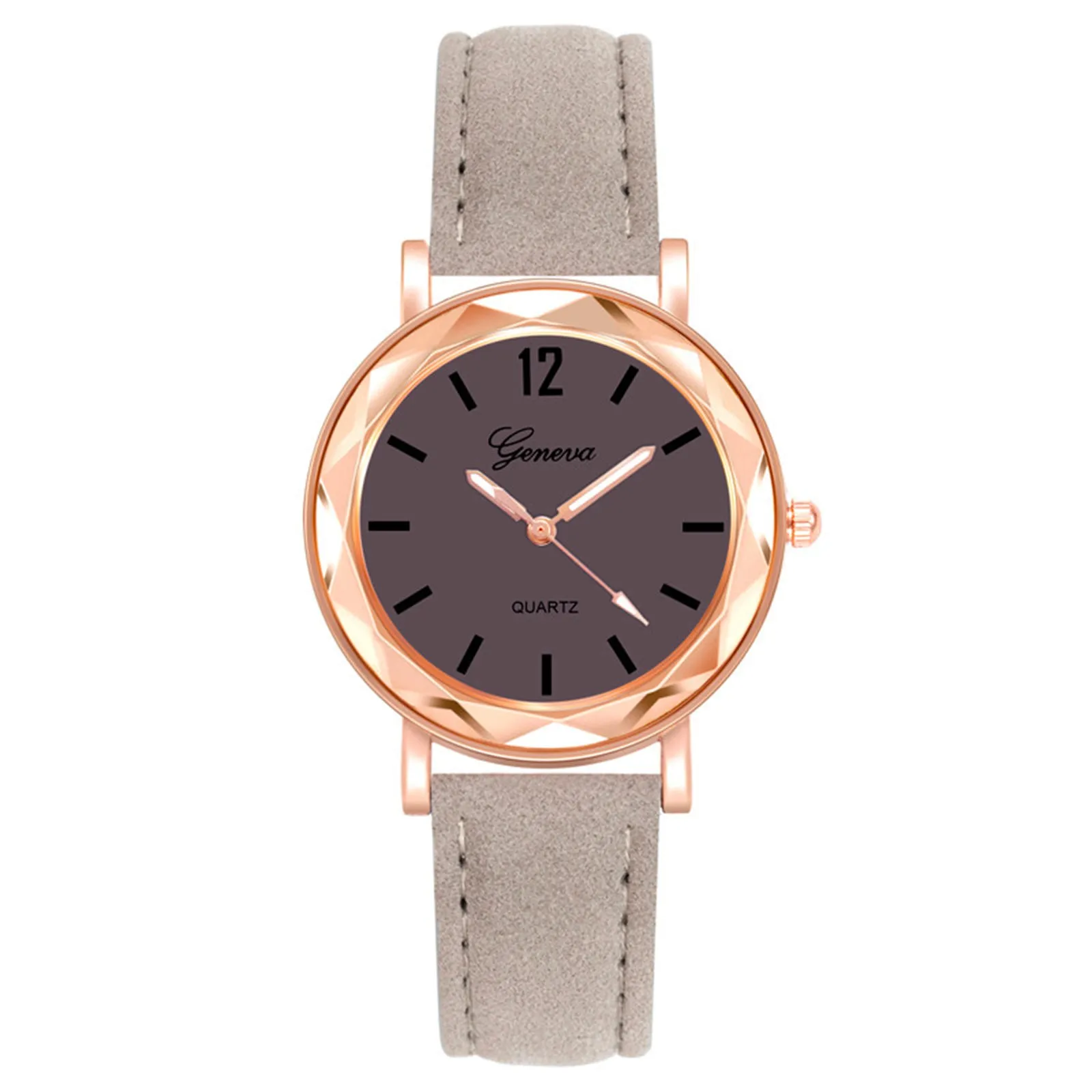 Часы женские кварцевые с маленьким циферблатом на кожаном ремешке - купить по