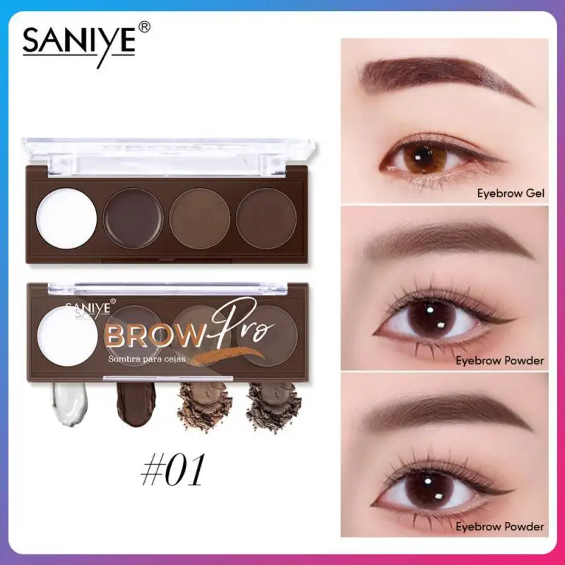 

4 Colors Eyebrow Powder Makeup Palette Waterproof Eyebrows Enhancer Long Lasting Brows Tattoo Tint Brow Cream Makeup Cosmetics