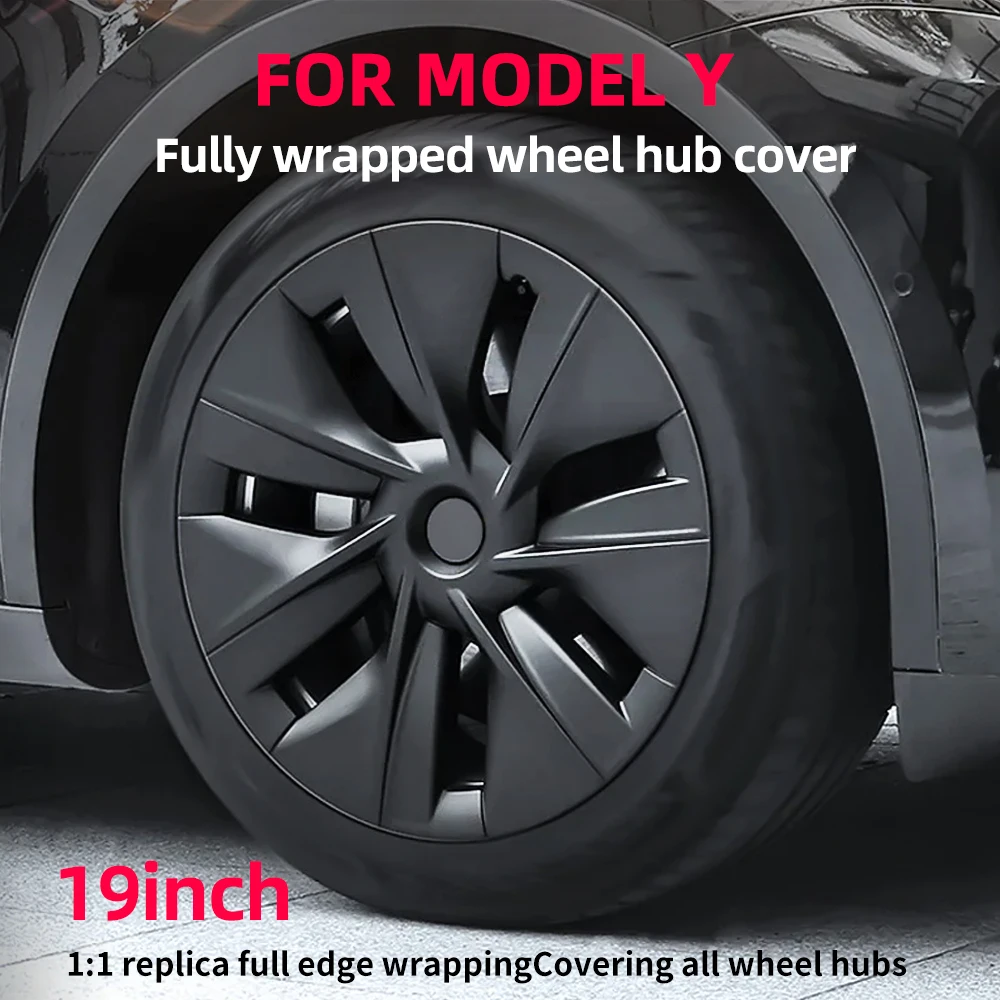 4PCS 19 Inch Wheel Caps For Tesla Model Y Wheel Cover Performance Replacement Wheel Hub Cap Full Rim Cover Accessories 2018-2024 (art.: 3920ca3e2a7bd) - 3920ca3e2a7bd