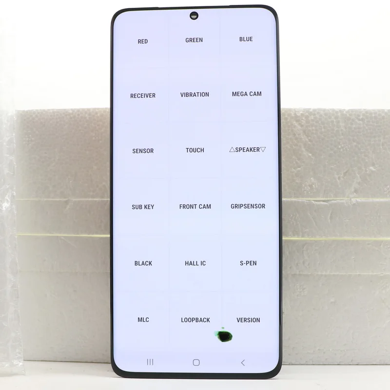 Tanie Oryginalny Wyświetlacz S21ultra Z Ramką Do Samsung Galaxy S21 Ultra 5G Lcd G998F G998B/DS AMOLED Ekran Dotykowy Digitizer Zgromadzenie