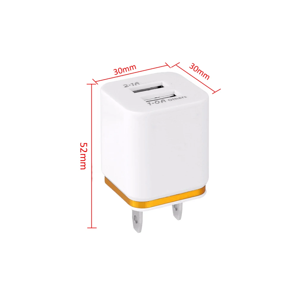 

New USB Double Fast Charger Adapter 1A 2A 5V For iPhone 6 7 8 11 12 Plus X XR