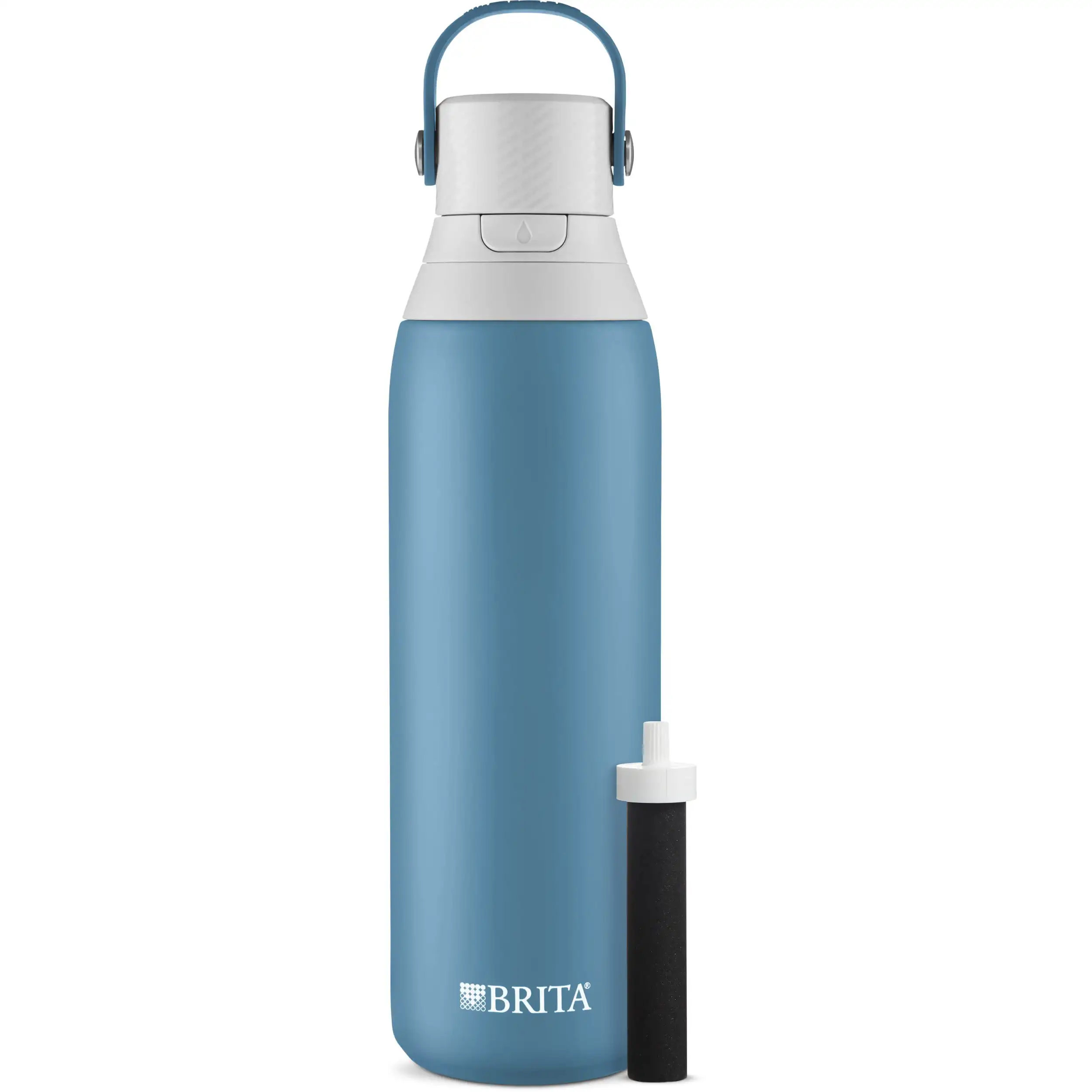 

Premium Stainless Steel Leak Proof Filtered Water Bottle, Blue Jay, 20 oz