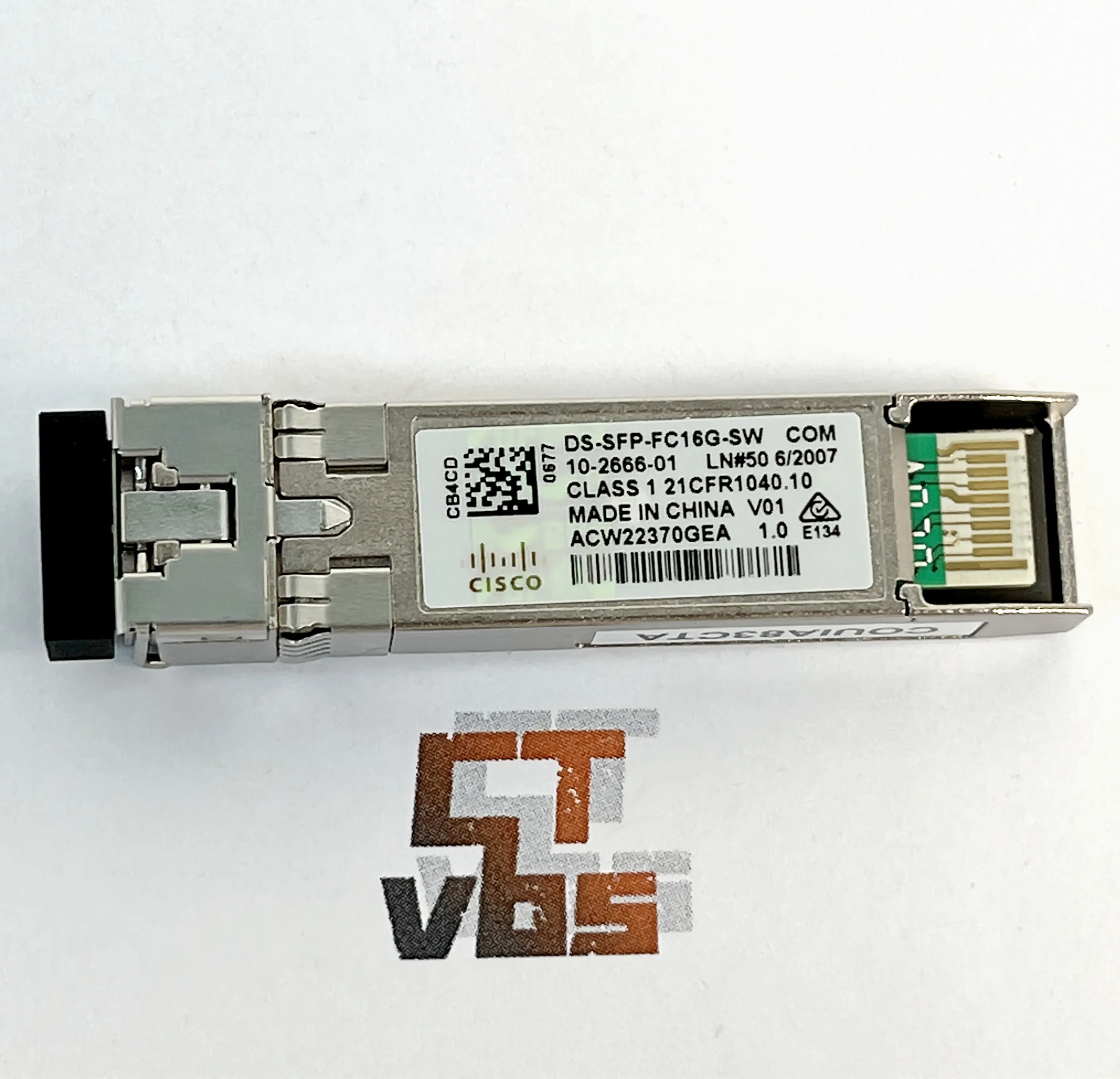 Cisco DS-SFP-FC16G-SW With Hologram Fibre Channel Optical Transceiver Module 850nm 10-2666-01 MMF