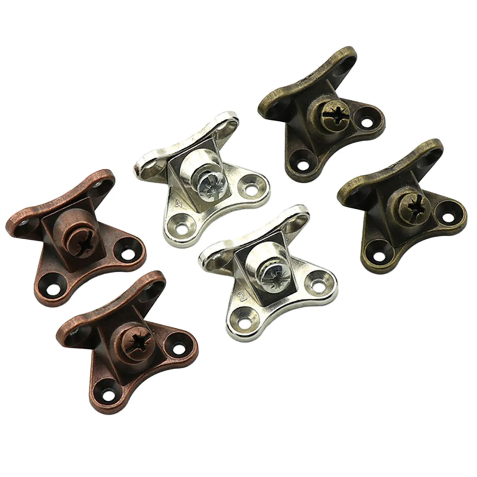 

10Pcs Zinc Alloy Butterfly Angle Code Partition Bracket Furniture Corner Brackets Fasteners Protector Support Corner Connector