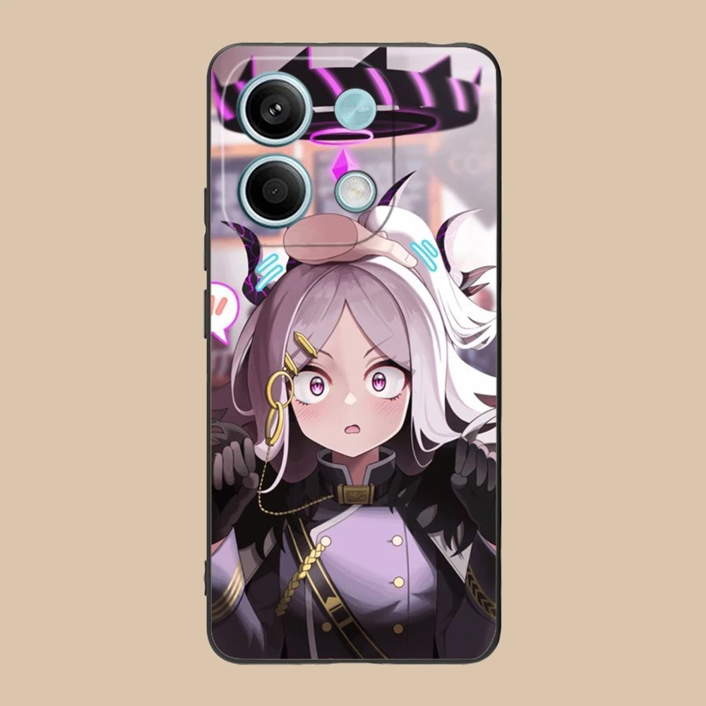 Синий архив чехол для мобильного телефона Hina Xiaomi Redmi 13 13C 12 12C 10 10C A1 A2 A3 Plus 5G черный