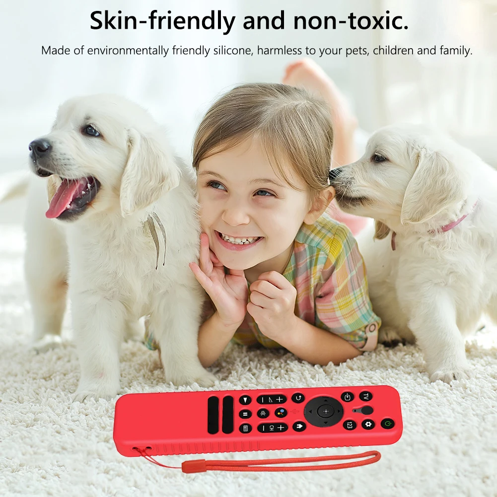 Противоскользящий силиконовый чехол для пульта дистанционного управления со