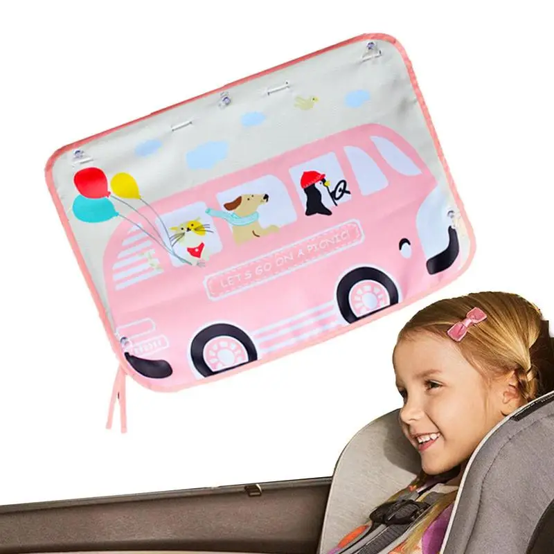 

Автомобильные Оттенки для боковых окон, УФ-защита, защита от тепла, солнцезащитный козырек с присоской, детские автомобильные солнцезащитные очки для путешествий, портативный