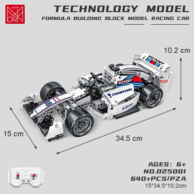 Радиоуправляемый автомобиль строительные блоки 1/14 высокотехнологичные