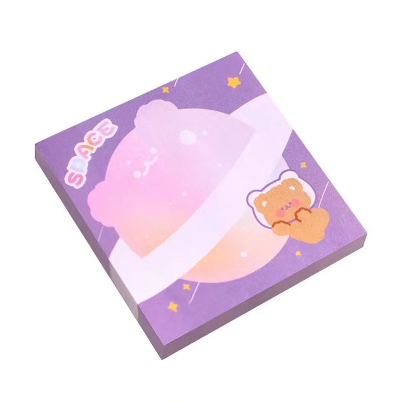 

50pcs Planet Bear Rabbit Planner Sticker Notes Memo Pad Diary Stationary Flakes Scrapbook Decorative Cute N Times Sticker