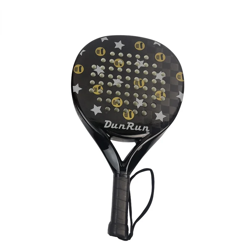 Adult Training Portable Tennis Racket Carbon Fiber Outdoor Beach Racket