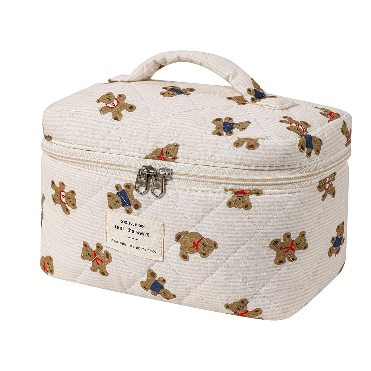 Пенопластовая стеганая косметичка YANZAI 1 шт. милая женская набор косметичек с