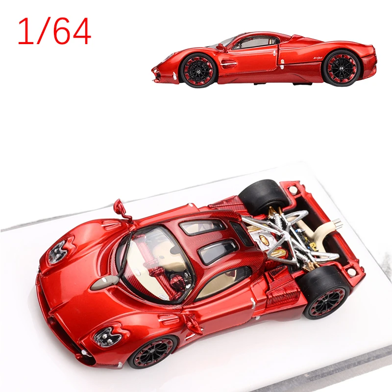 Литая под давлением масштабная модель Ca Pagani Utopia из металлического красного