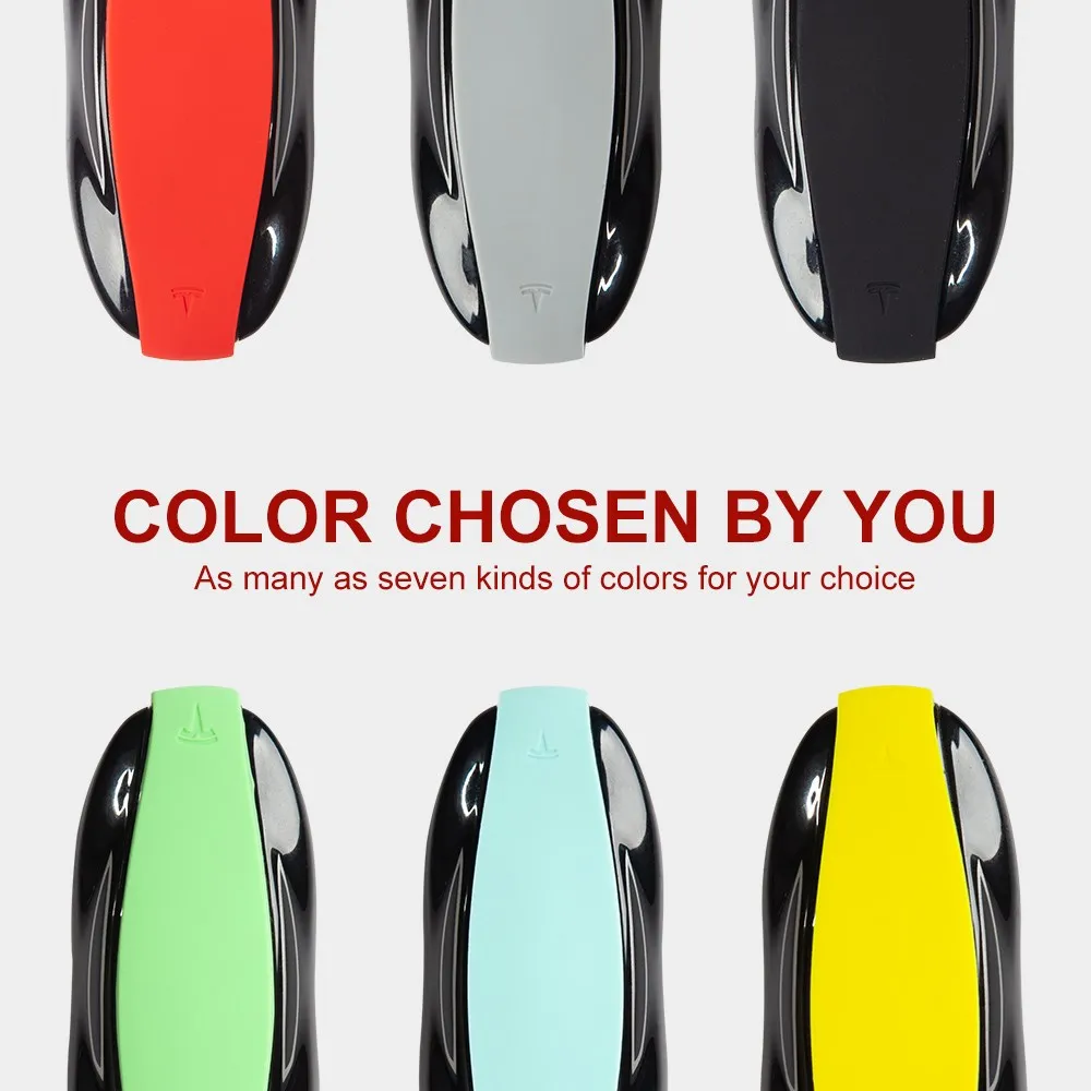 

For Tesla Model 3 2021 Accessories Car Key Case Cover Protector Model Three Storage Box New
