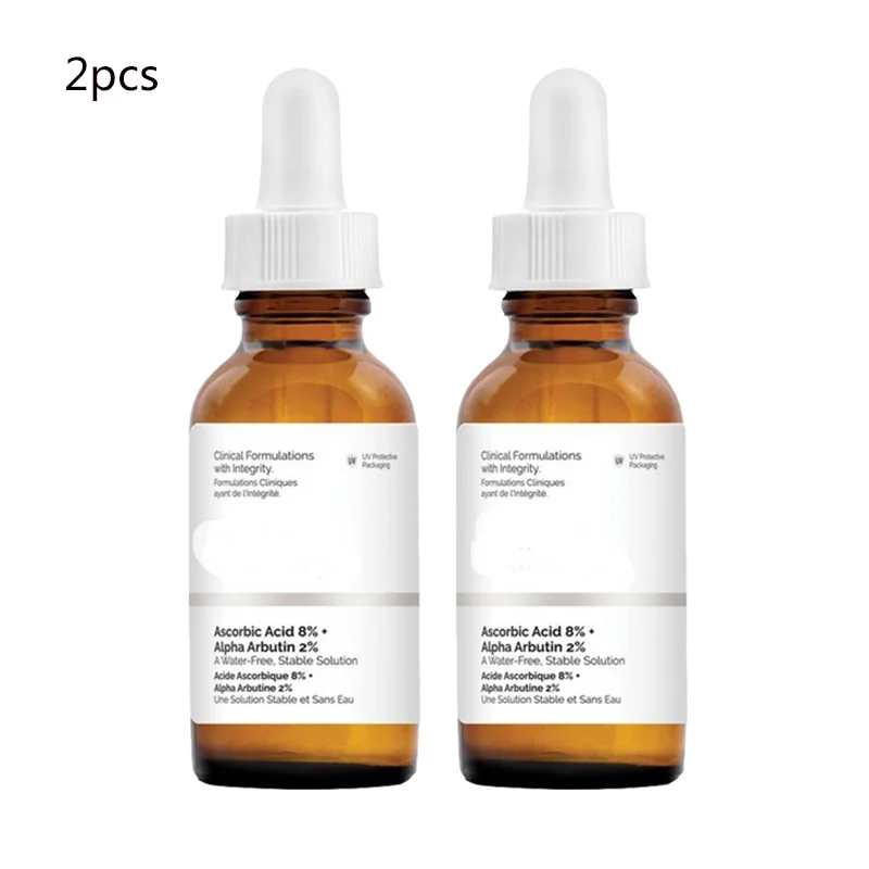 

2pcs Original Products Ascorbic Acid 8% + Alpha Arbutin 2% Serum Whitening Anti-Aging Bleaching Lighten Pigmentation Skin Care