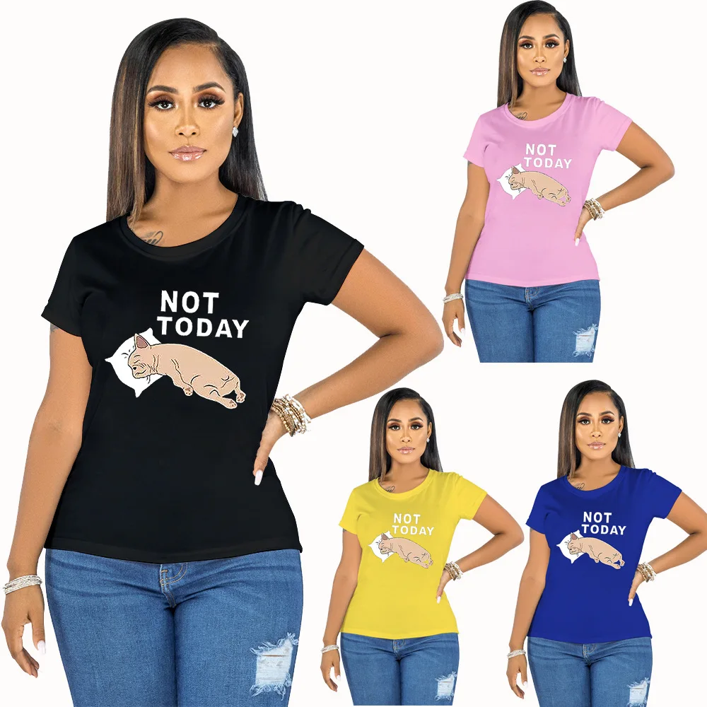 

Женская футболка с принтом мультяшного кота, Повседневная футболка с графическим принтом, Новинка лета 2022