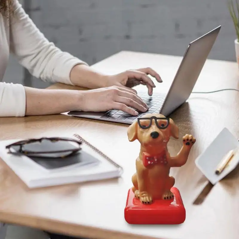 Танцовщица Bobblehead для автомобиля милая собака танцующая игрушка декор приборной