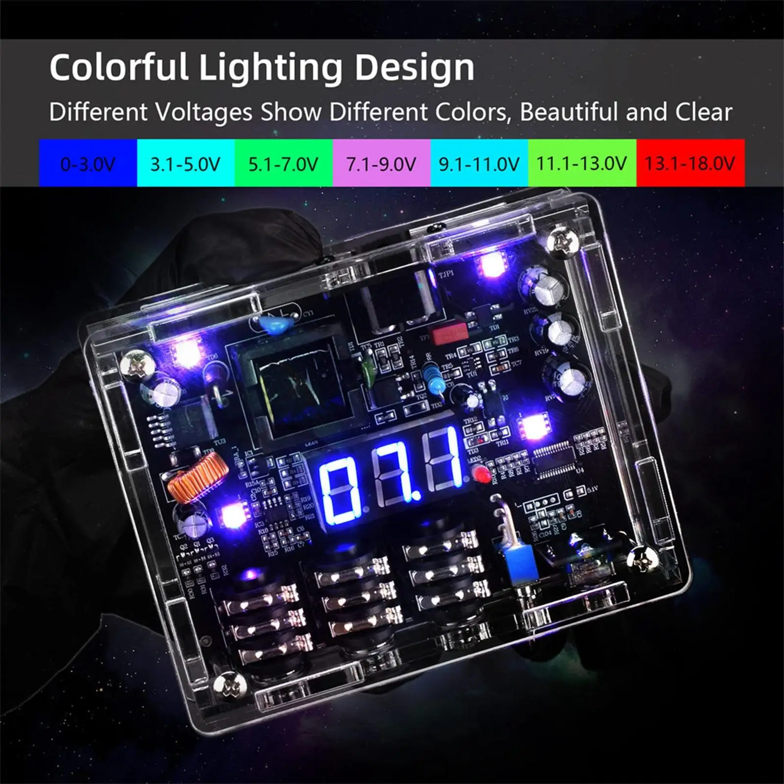 

Блок питания с цветной прозрачной заменой для авторучки
