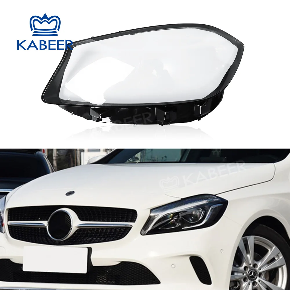

1Pc for Mercedes-Benz W176 Two-Color Head Lights Shell Headlight Car Headlight Lampshade Headlight Shell Original Car Mask