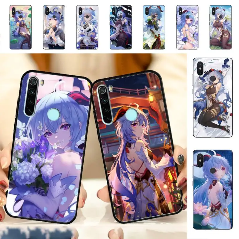 

YNDFCNB Genshin Impact Ganyu Phone Case for Redmi Note 8 7 9 4 6 pro max T X 5A 3 10 lite pro